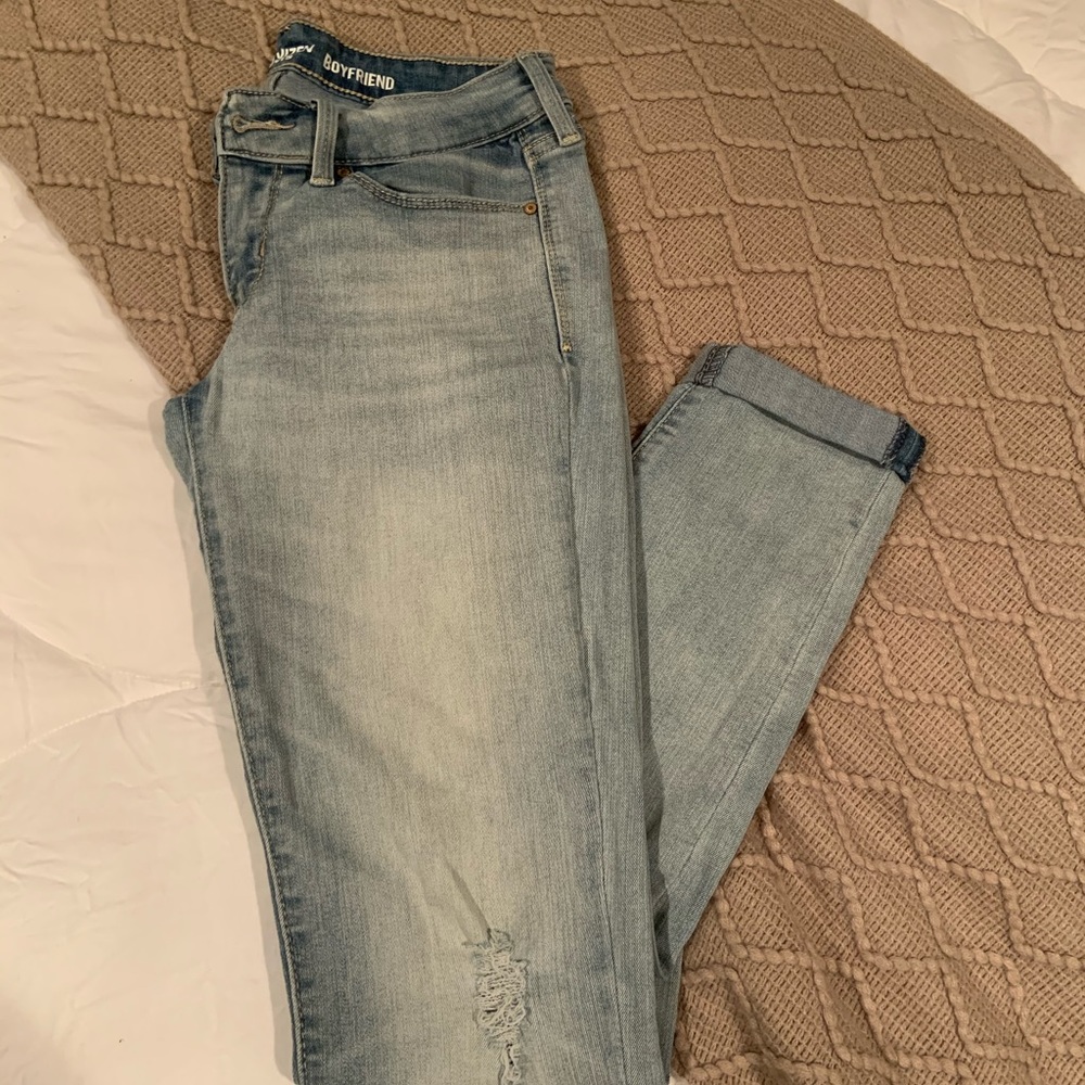 Levi’s Boyfriend cropped jeans